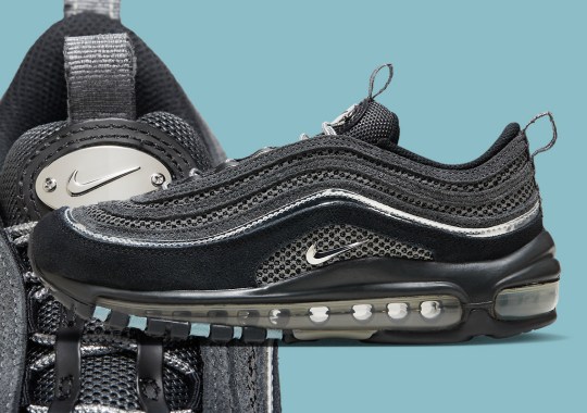 Chrome Details Animate This Stealthy Nike Air Max 97