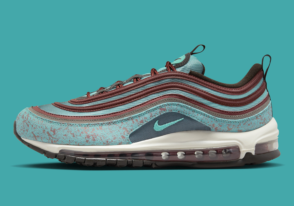 These Nike Air Max 97s Are Reminiscent Of Oxidized Steel