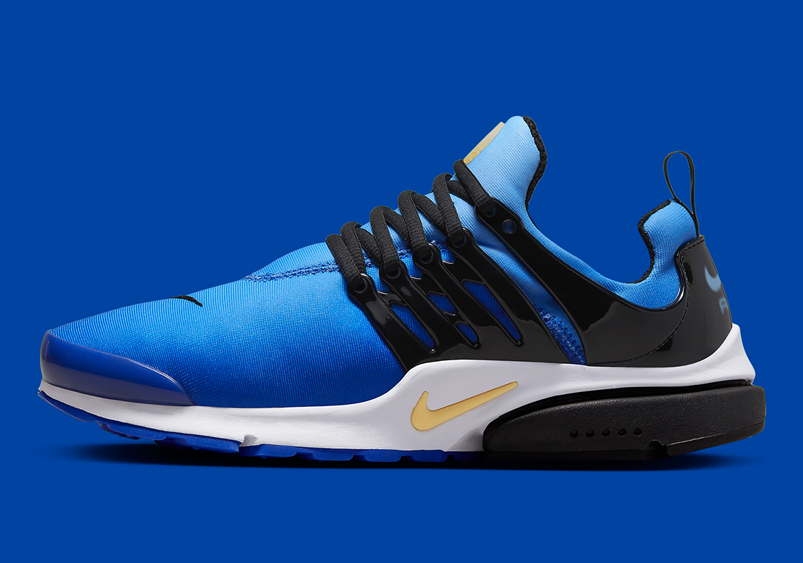 Nike air presto black and blue best sale