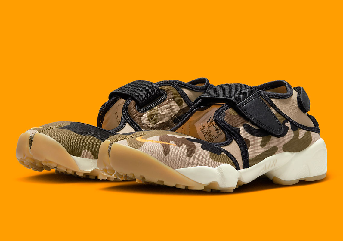 The Nike saddle Air Rift Resurfaces In A Camouflaged lightway