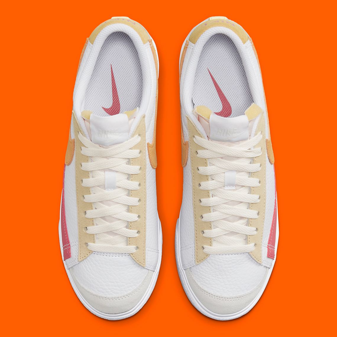 Nike Blazer Platform White/Yellow/Brown FN5171-100 | SneakerNews.com