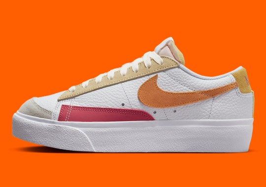 A Medley Of Fall Colors Appear On The Nike Blazer Platform