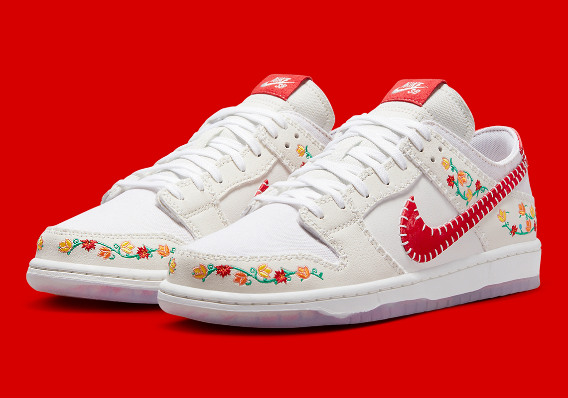 Nike Dunk Low Decon N7 White Red Fd6951 700 1