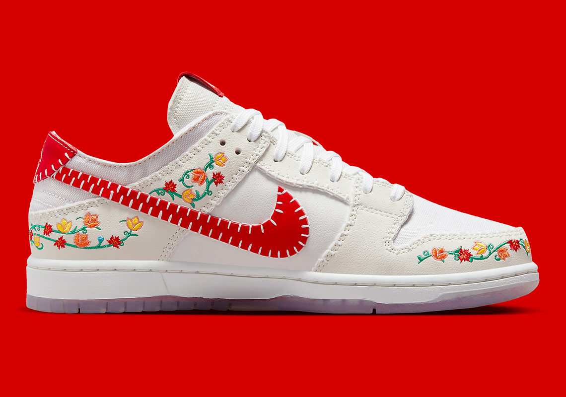Nike Dunk Low Decon N7 White Red Fd6951 700 8