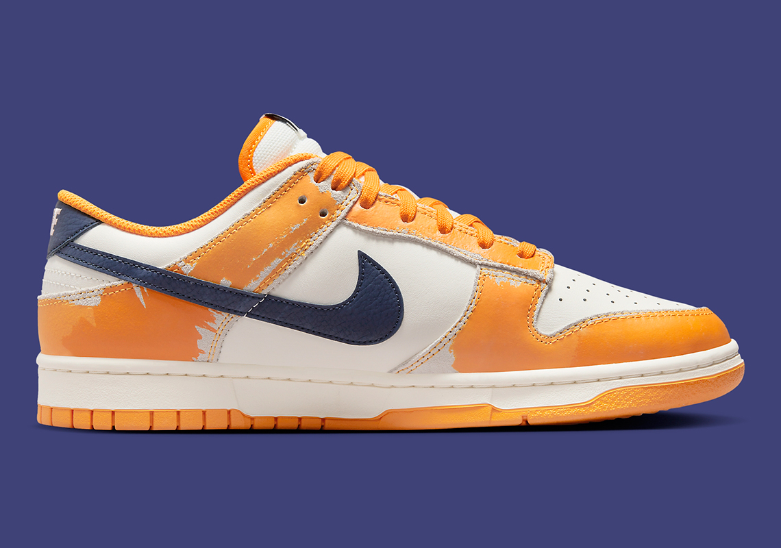 Nike Dunk Low Faded Paint Yellow Blue FN3418-100 | SneakerNews.com