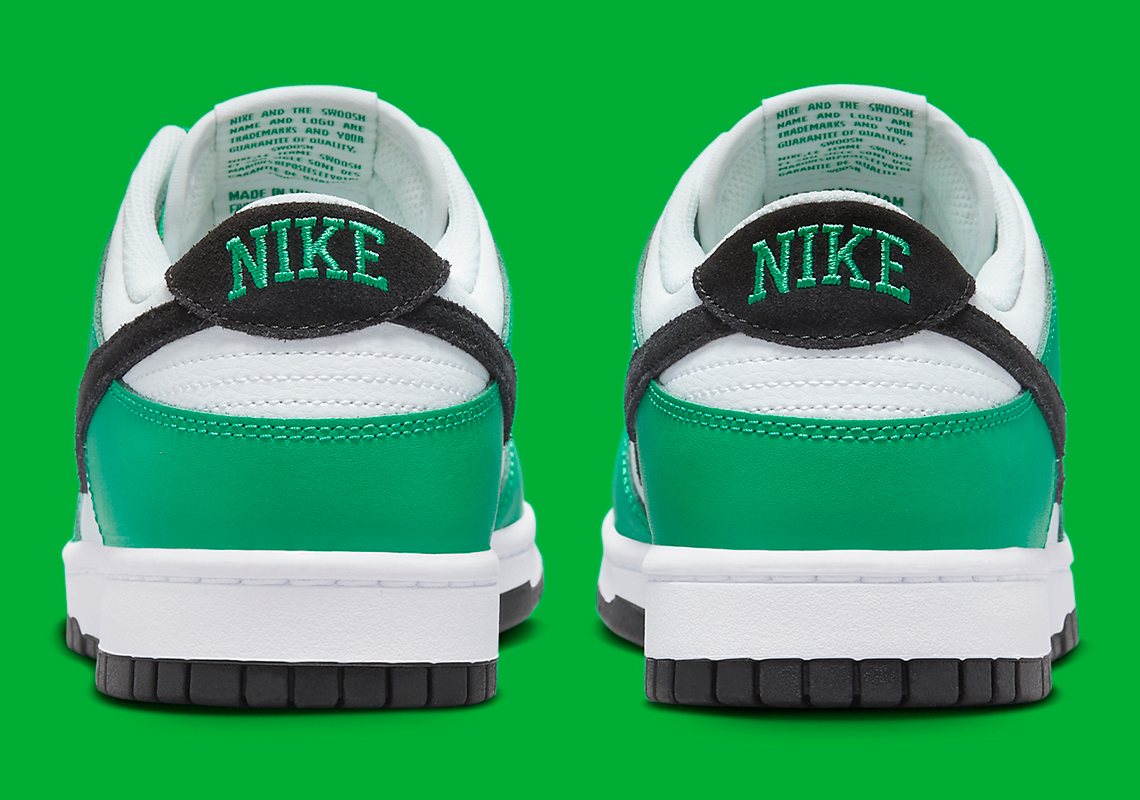 Nike Dunk Low Green Black White 1