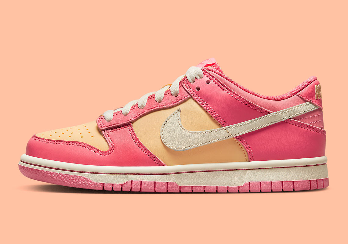 Strawberry And Peach Flavor The Nike Dunk Low For Kids
