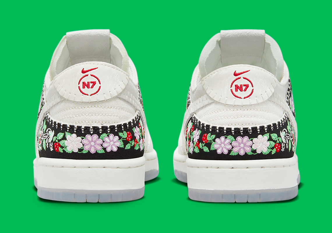 The Nike SB Dunk Low N7 Decon Pack Features Floral Patterns - Sneaker News