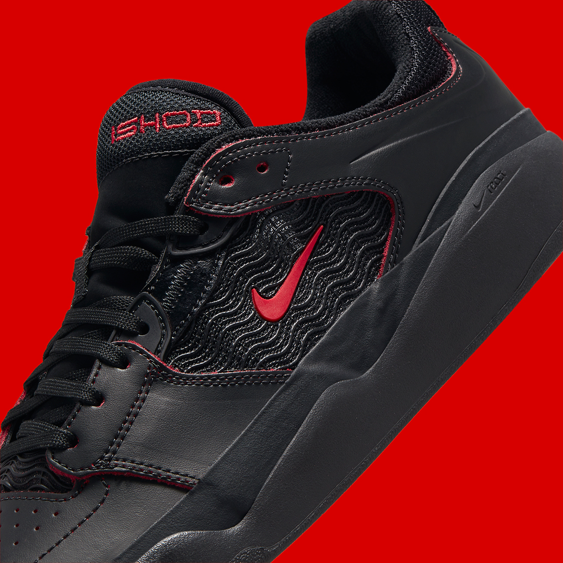 Nike Sb Ishod Black Red Dv5473 001 1
