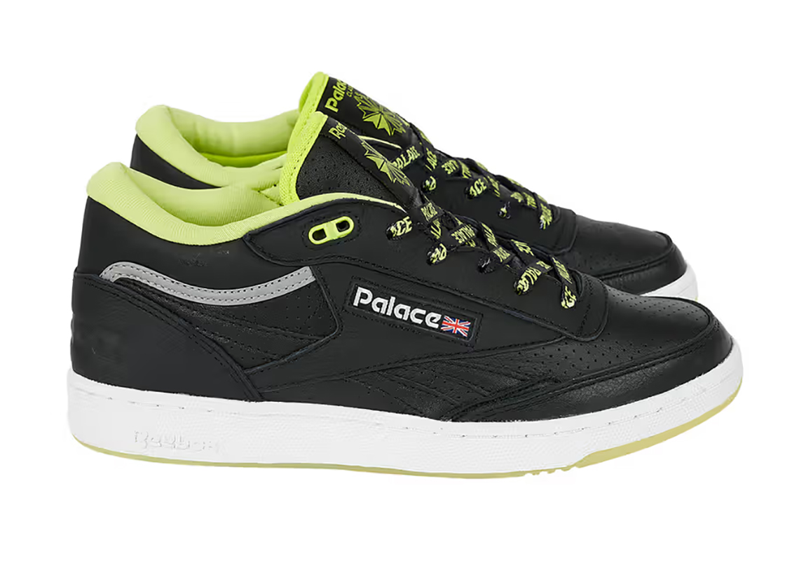 Palace Reebok Club C Ii Mid Revenge Black Green 1