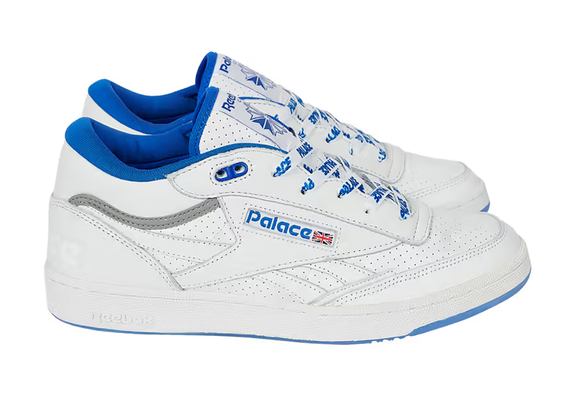 Palace Reebok Club C Ii Mid Revenge White Royal 1