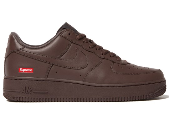 Supreme x Nike Air Force 1 Low “Baroque Brown” To Be Added To The Label’s Fall/Winter ’23 Catalog