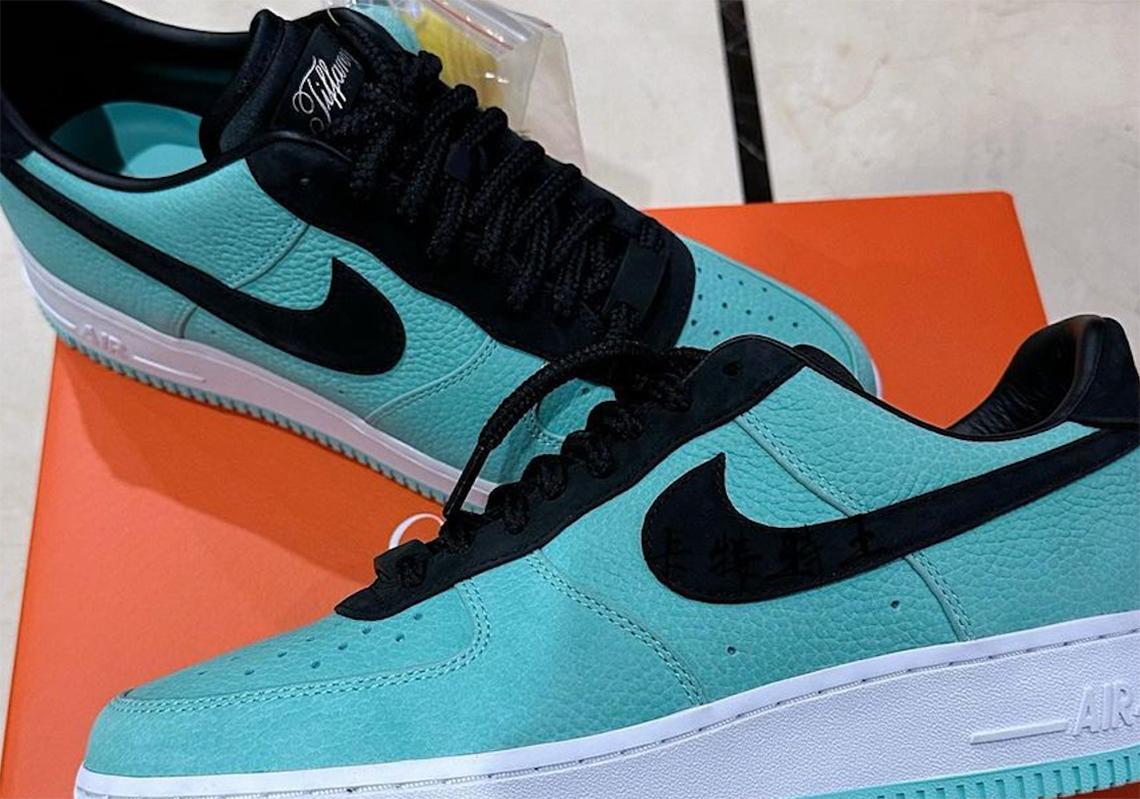 Tiffany And Co Nike Air Force 1 Low Sample | SneakerNews.com
