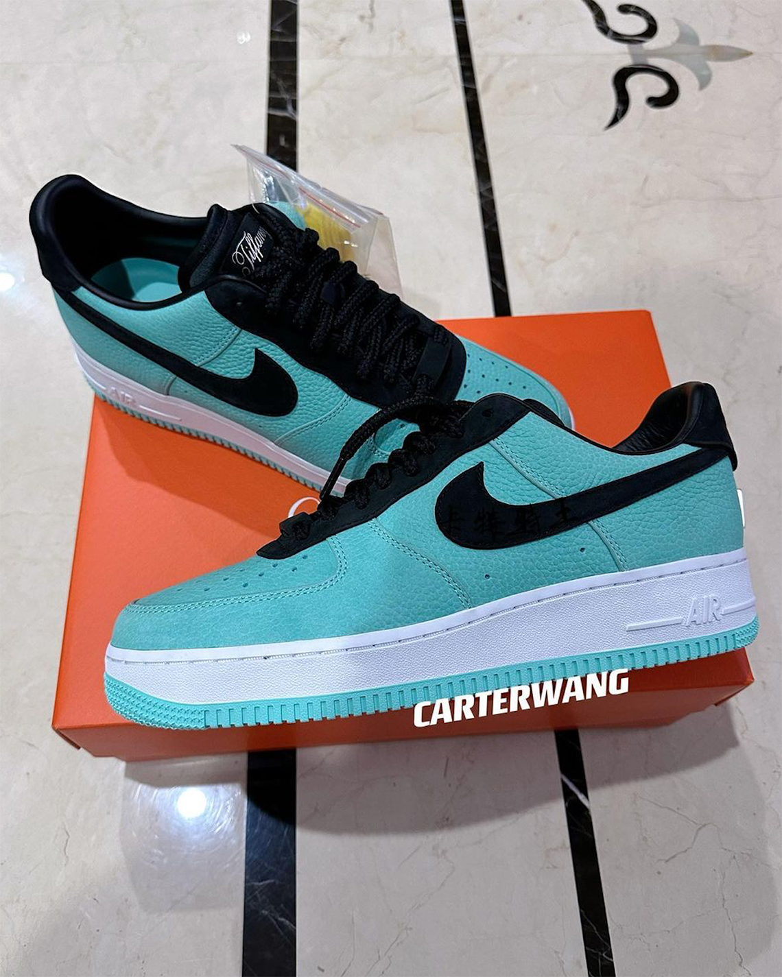 Tiffany And Co Nike Air Force 1 Low Sample | SneakerNews.com