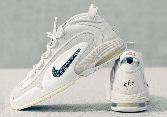 ACES And Penny Hardaway Connect For A 1-Of-1 blanche nike air max flower patterns