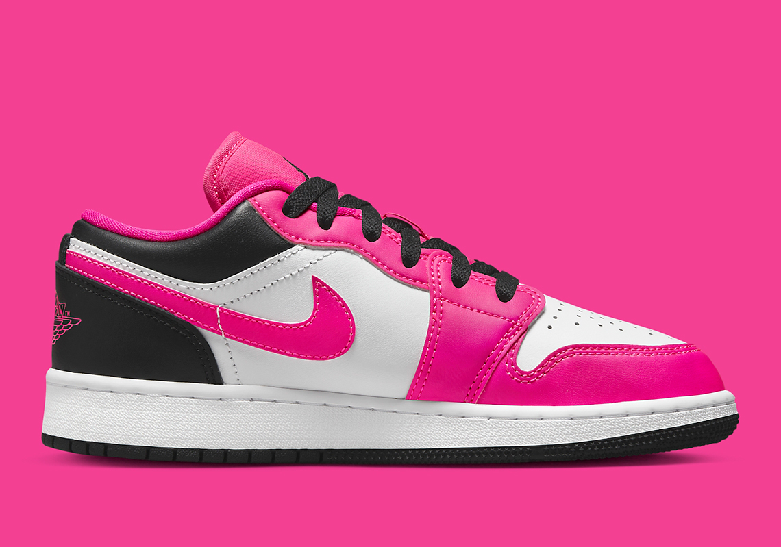 Air Jordan 1 Low Kids Fierce Pink 2