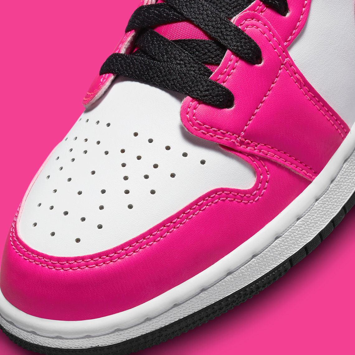 Air Jordan 1 Low Kids Fierce Pink 7