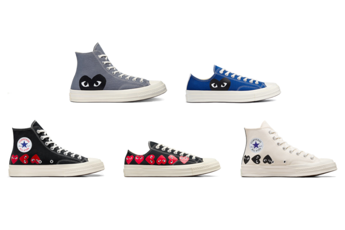 CDG PLAY And Converse coton Restock More Chuck 70s On December 6th