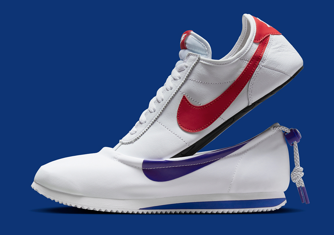 Nike red and blue on sale cortez