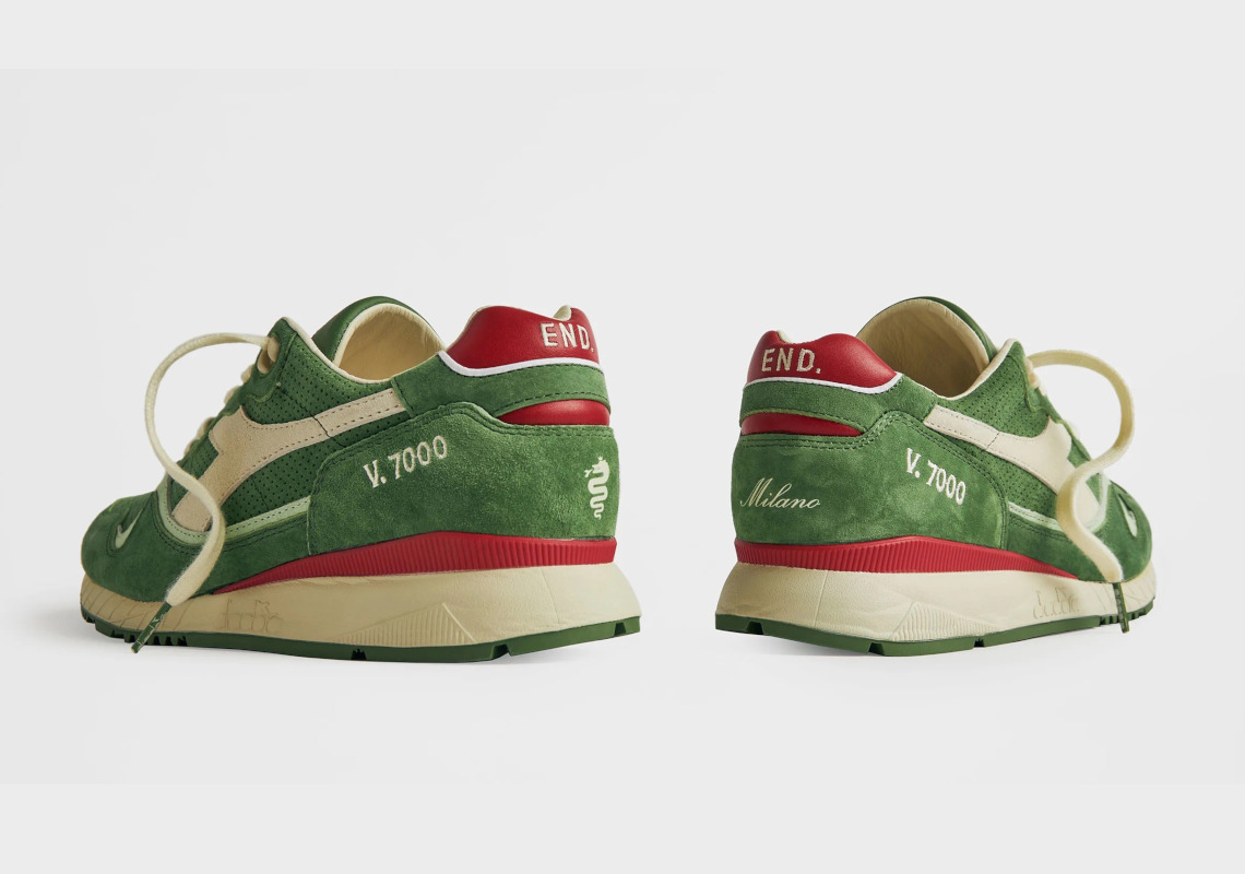 END.X DIADORA V7000 "MILANO"CeladonGreen