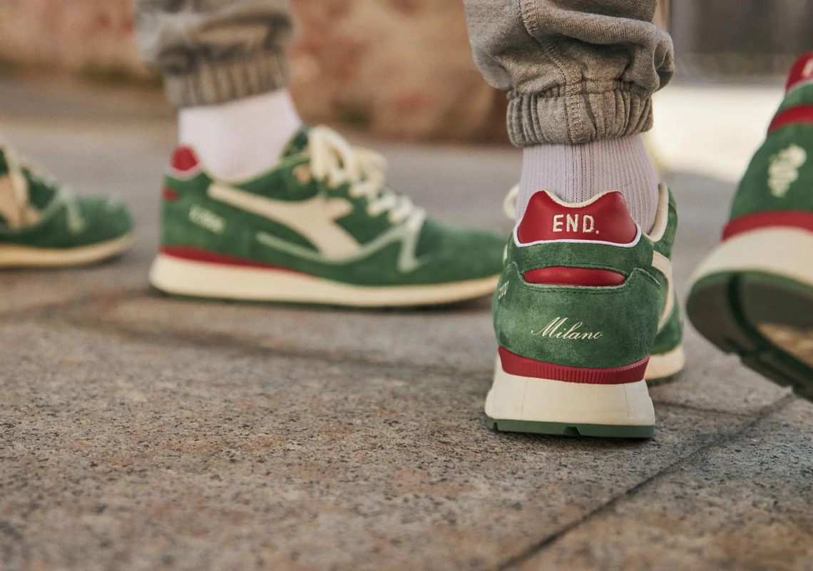 END.X DIADORA V7000 "MILANO"CeladonGreen