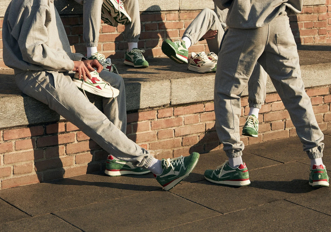 END.X DIADORA V7000 "MILANO"CeladonGreen