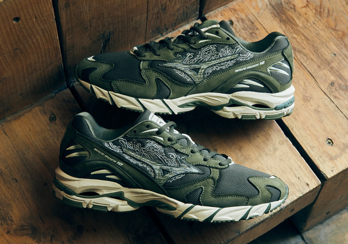 Maharishi Brings A Muted Olive Phoenix To The mizuno waveknit r2 review 10