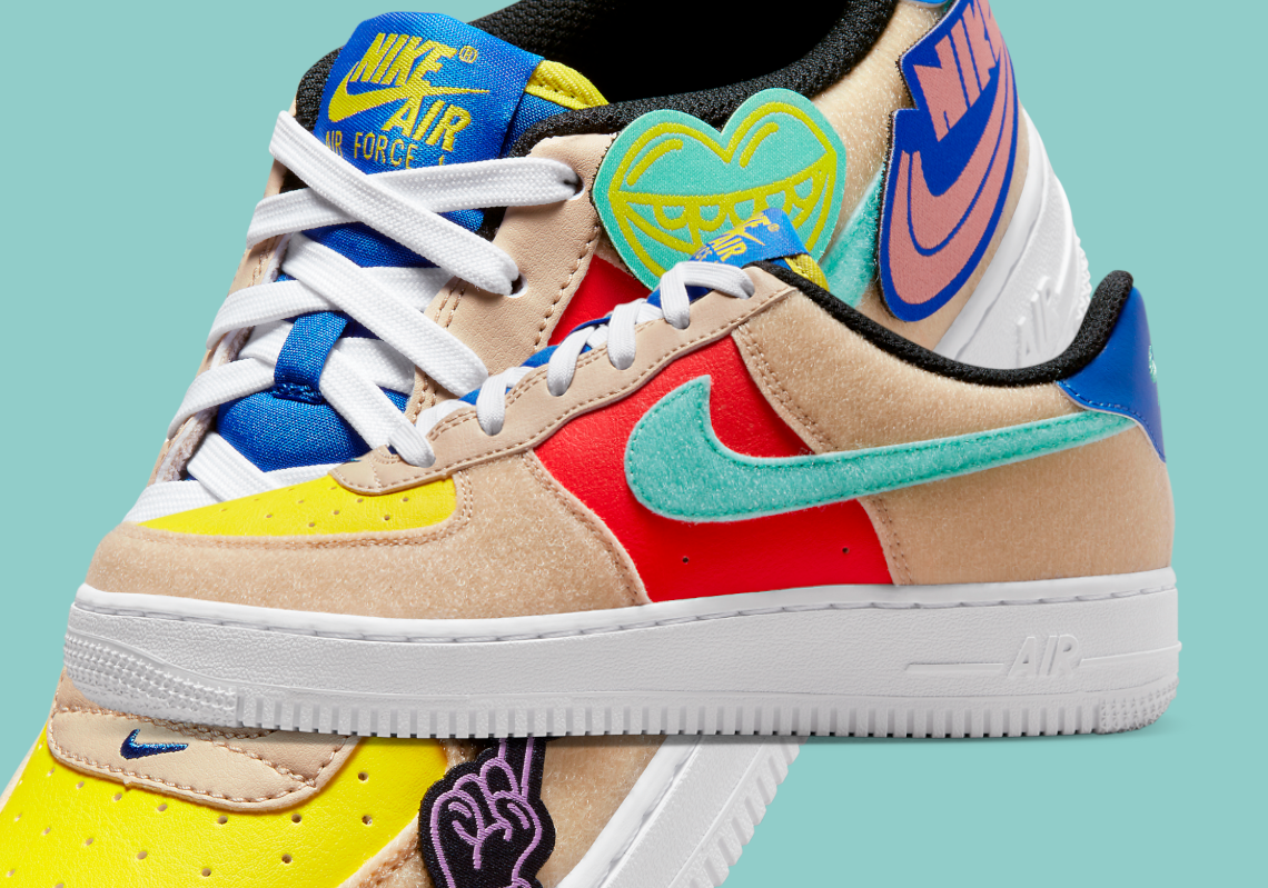 Nike's Next Air Force 1 Low For Kids Arrives With Velcro Patches
