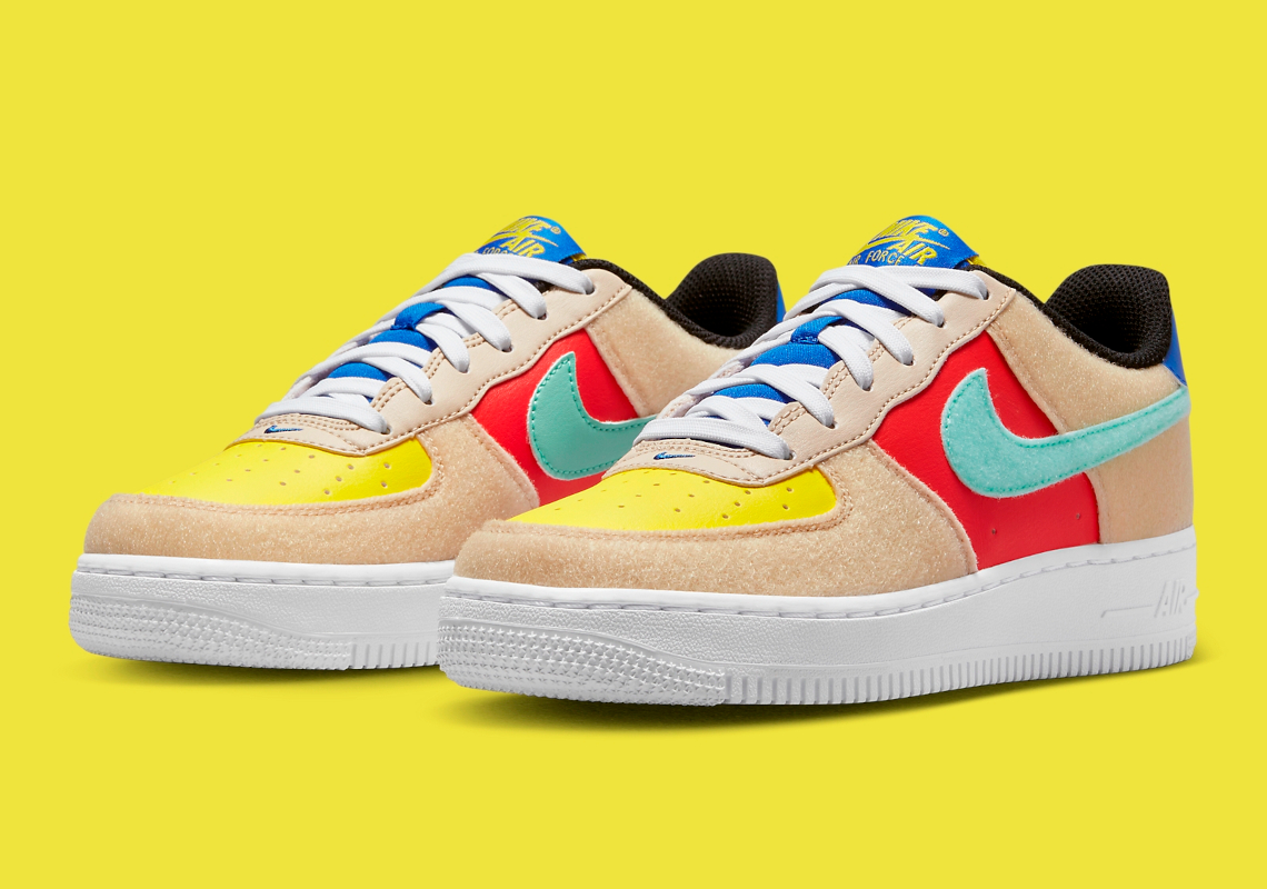 Air force 1 with changeable velcro swooshes on sale