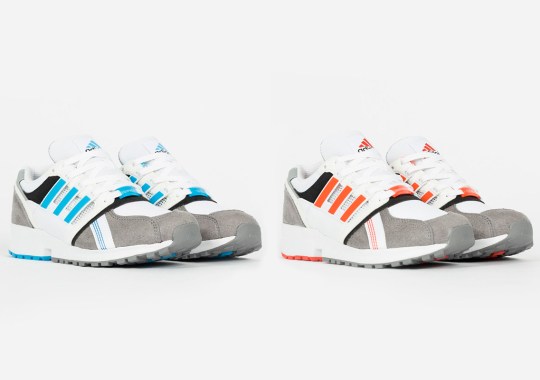 The a230 adidas EQT CSG 91 Trades Classic Green For Blue And Red Flair In “Pre-Loved Grey” Duo