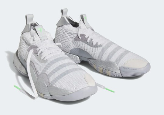 Pops Of Lime Green Animate This Greyscale adidas Trae Young 2