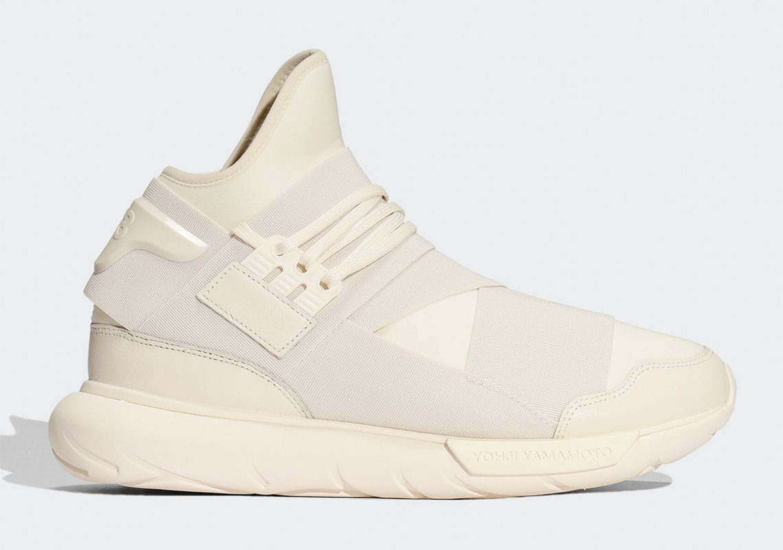 The adidas Y-3 Qasa High Reappears In An Off-White Colorway