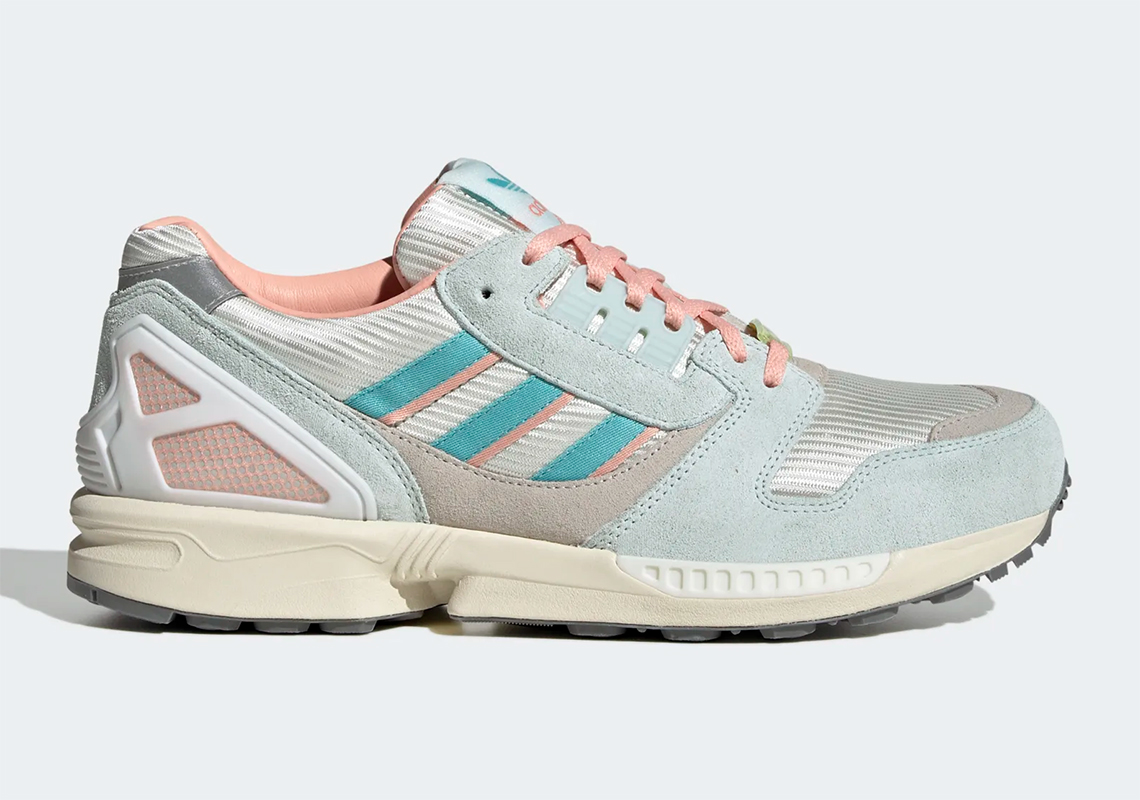 The adidas ZX 8000 Prepares For Spring With A Pastel-Dressed Colorway