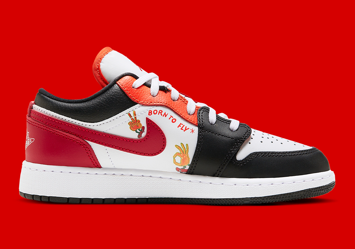 Air Jordan 1 Low Flaming Swoosh FJ7222-101 Release Date