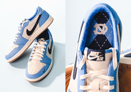 UNC Football Shares A Detailed Look At Their brand new with original box Air Jordan 1 Mid SE legacy DD2224-200 Low OG PE