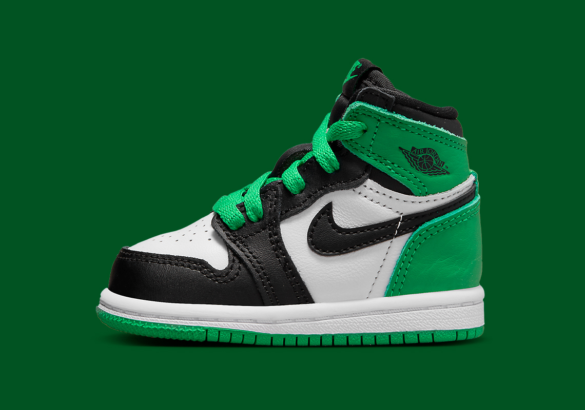 Air Jordan shipping 1 Td Lucky Green