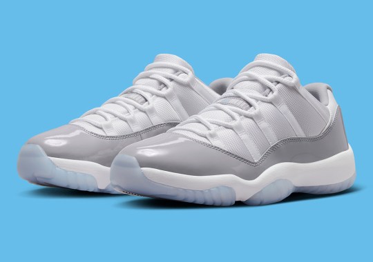 Official Images Of The Air Jordan 11 Low "Cement Grey"