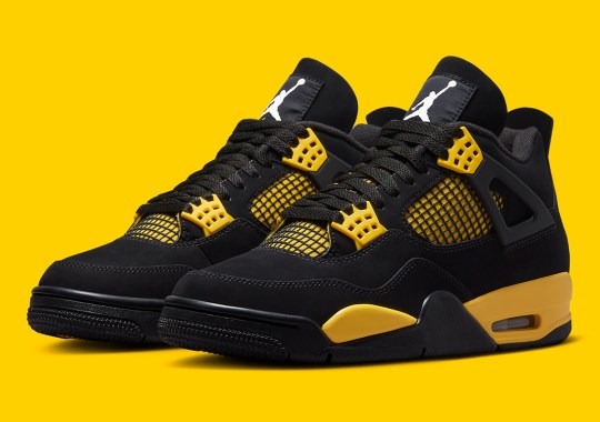 Official Images Of The Air Jordan 4 "Thunder"