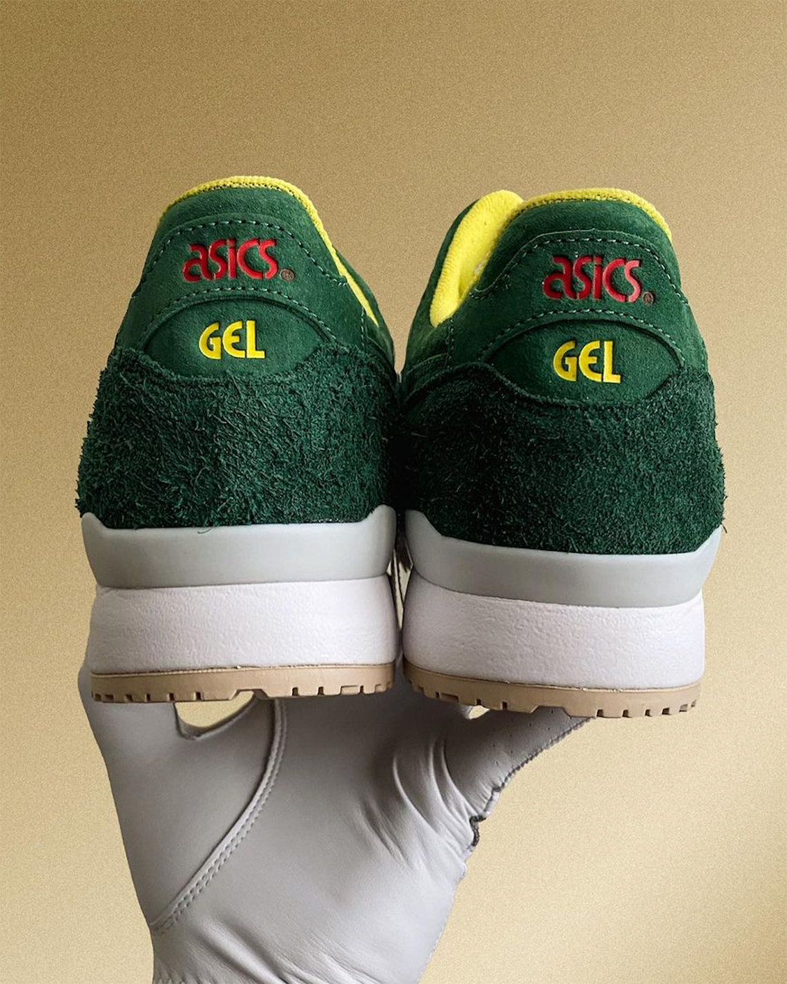 asics gel lyte iii green suede masters 2