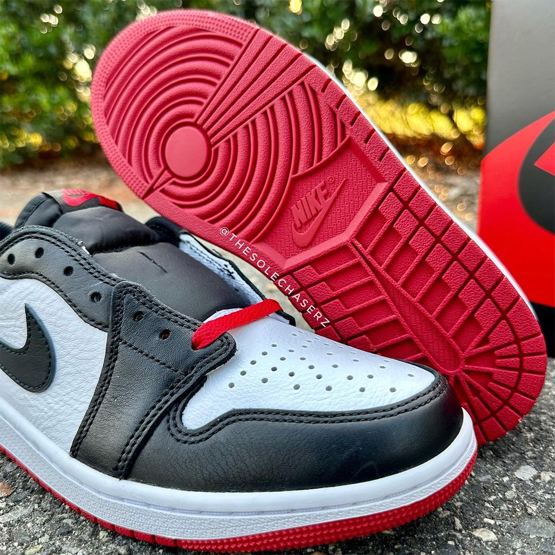 First Look: Air Jordan 1 Low OG Black Toe CZ0790-106 | SneakerNews.com
