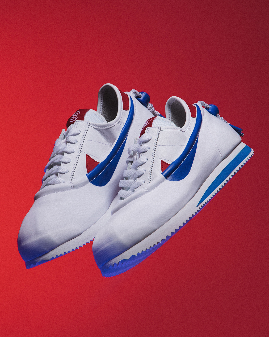 Nike cortez red on sale blue