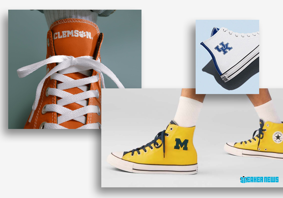 Rep Your NCAA Squad With The Converse Chuck Taylor Custom College Collection