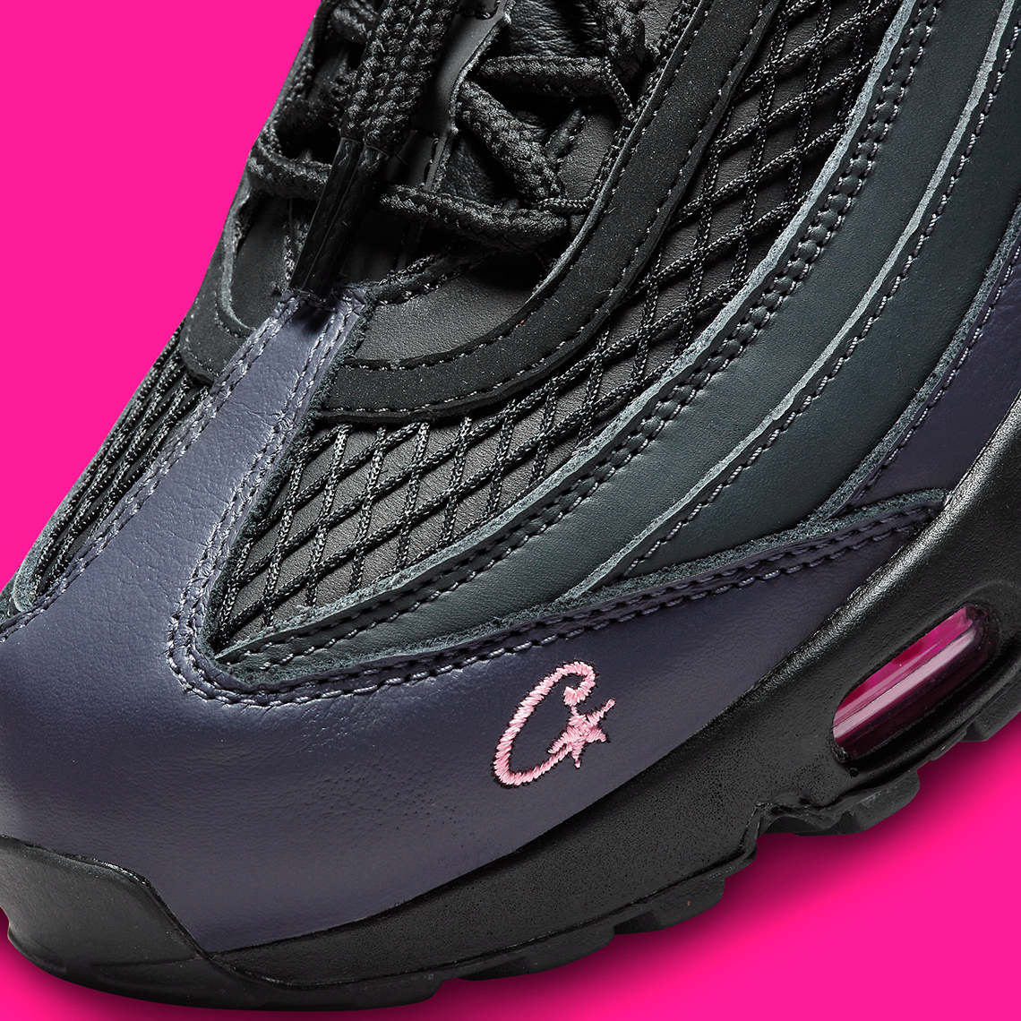 Corteiz Nike Air Max 95 Black Pink Camo Fb2709 001 2