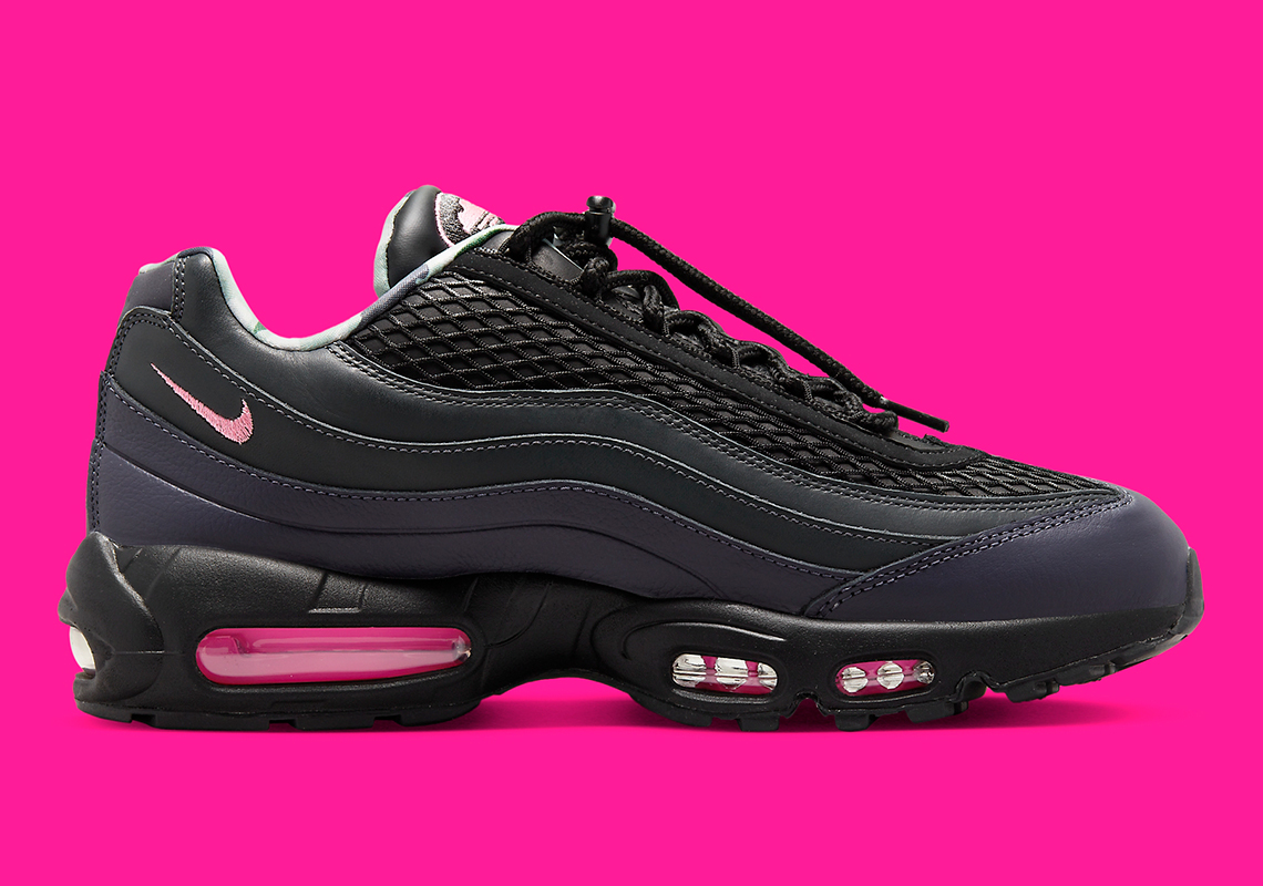 Air max 95 on sale pink and black