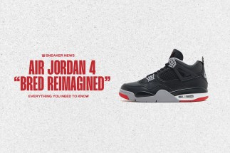 The Air Jordan 4 “Bred Reimagined” Will Shock Drop On 2/6 (Ended)