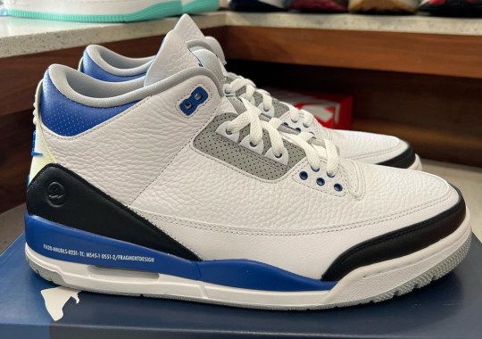 Up Close With The Unreleased fragment design x Air Jordan 3 Sample