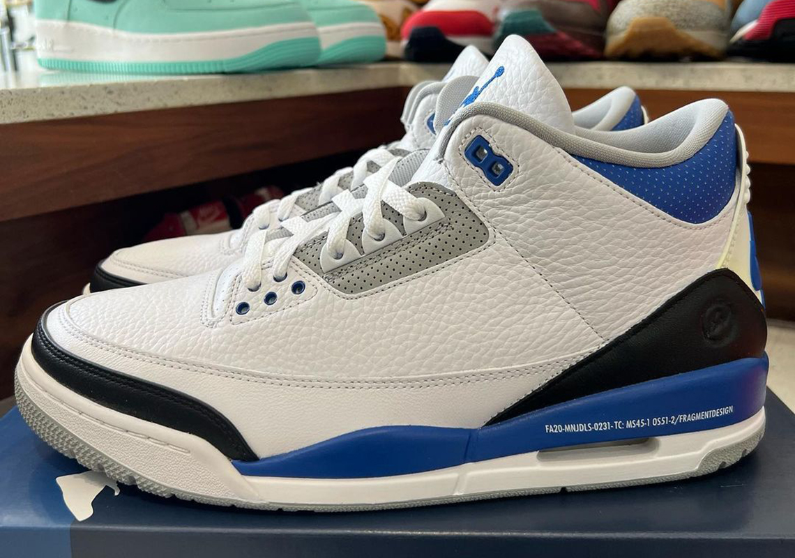 最新作通販【美品27.5】Fragment × NikeAirJordan3ジョーダン3 靴