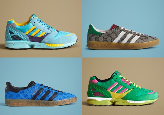 Gucci x trx adidas 2023 Collection To Welcome The ZX8000 And Expand Upon The Gazelle
