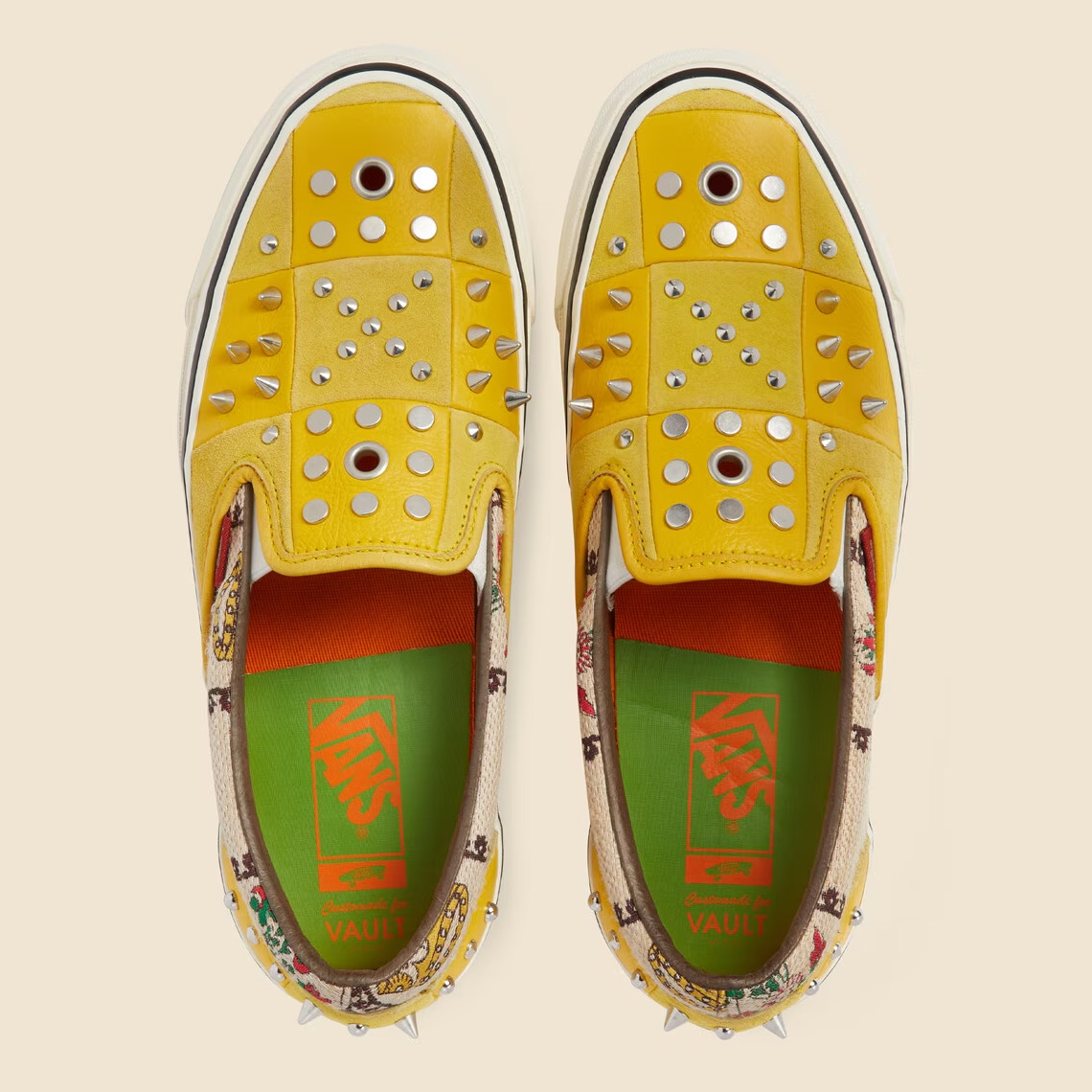 Gucci Continuum Vans Slip On Yellow 1