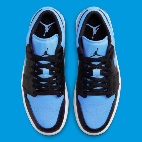 Air Jordan 1 Low Black University Blue 553558-041 | SneakerNews.com